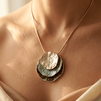 Bohemian Round Alloy Enamel Jewelry Set