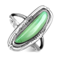 Southwestern Style Authentic Turquoise Ring Sterling Silver