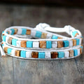 White & Turquoise