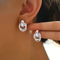Luxury Gold Hoop Earrings