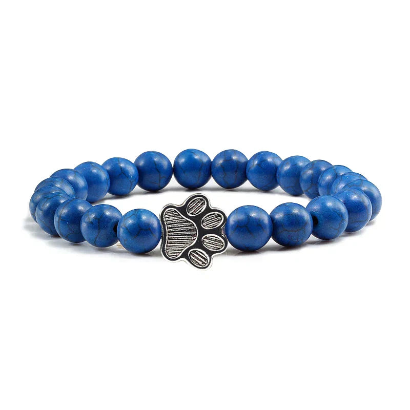 Bracelet with beaded paws