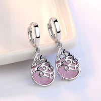 Elegant Silver Tree of Life Earrings