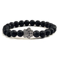 Black lava stone