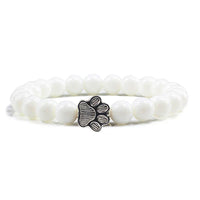 Bracelet with beaded paws