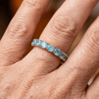 Luxury Round Stone Zircon Ring