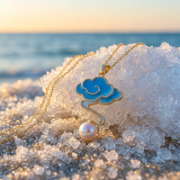 Elegant Ocean Wave Necklace