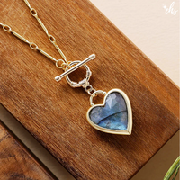 Elegant Love Bound Gold Plated Chain Necklace