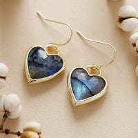 Elegant Love Bound Gold Plated Earrings