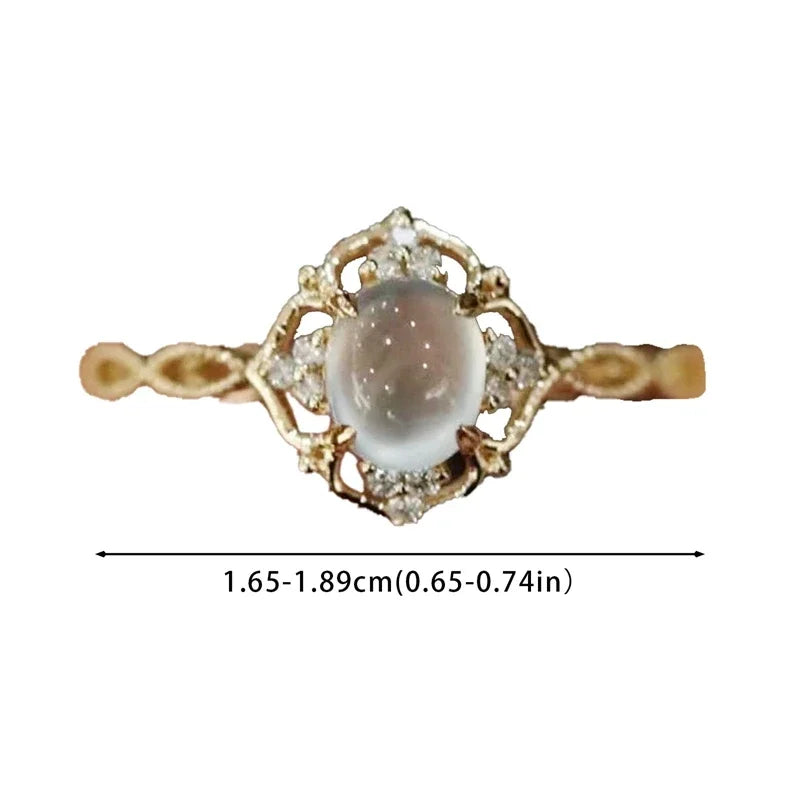 Mathilda moonstone ring