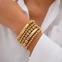 5pc Beaded Bracelet Stack Set