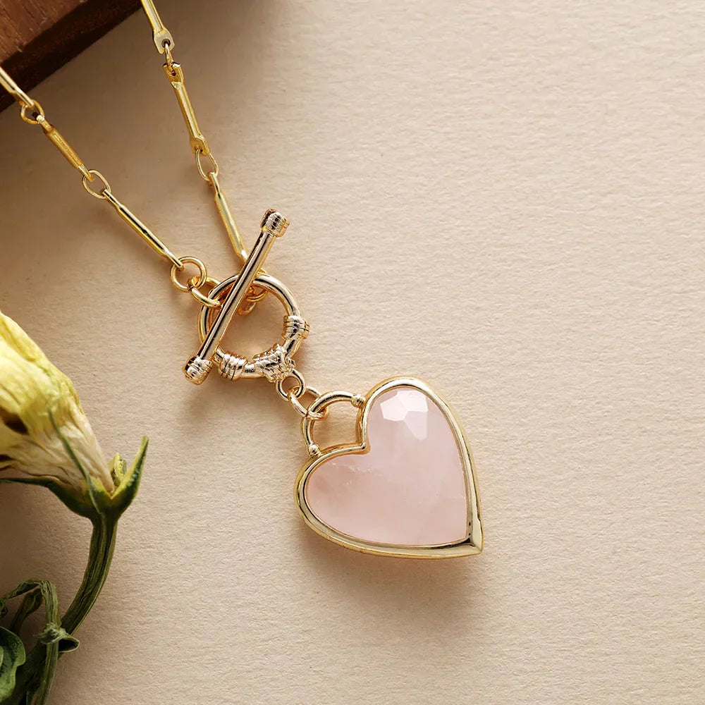 Elegant Love Bound Gold Plated Chain Necklace