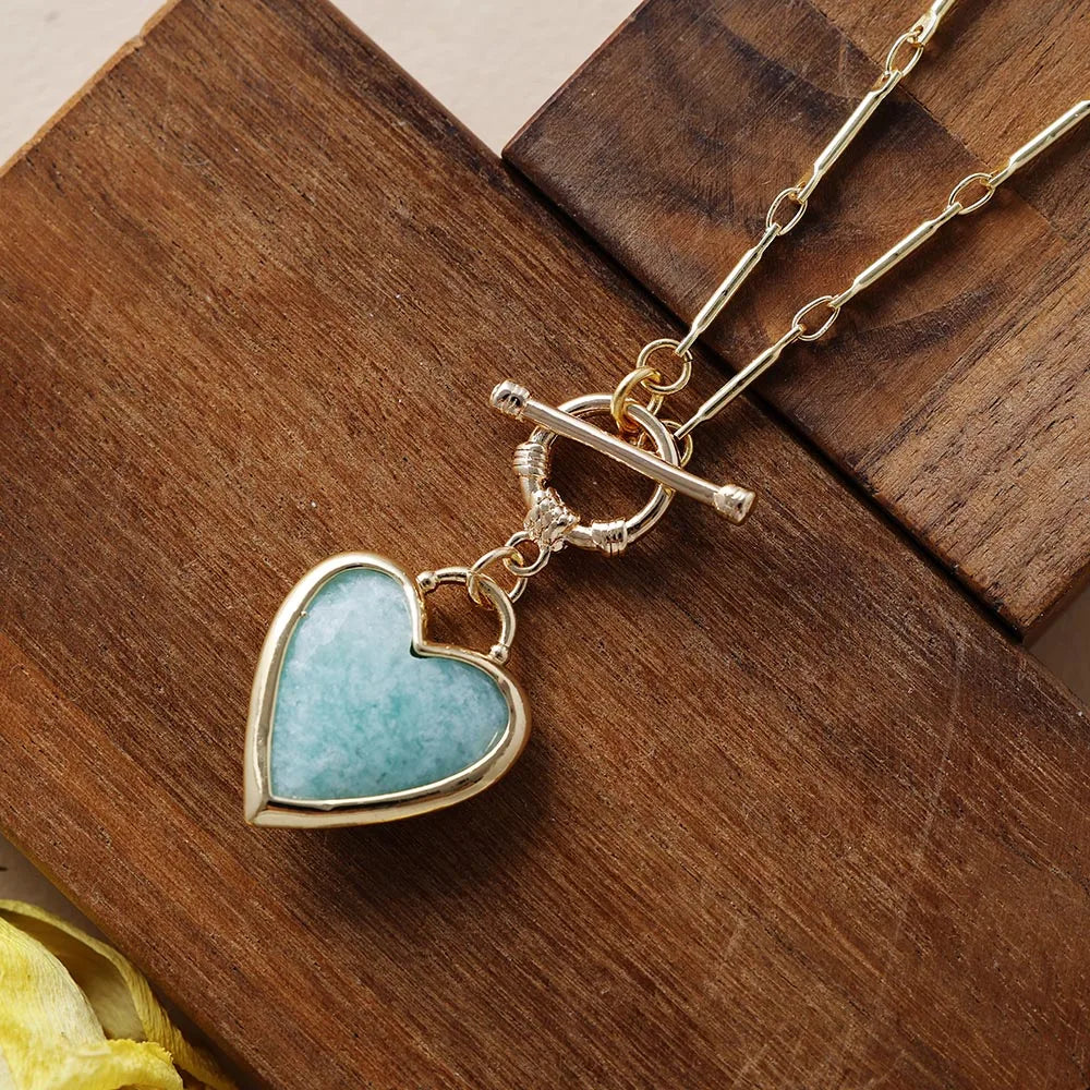 Elegant Love Bound Gold Plated Chain Necklace