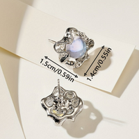 Annette moonstone earrings