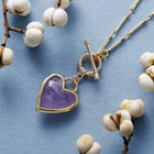 Elegant Love Bound Gold Plated Chain Necklace