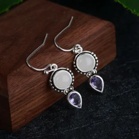 Denise moonstone earrings