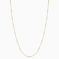 Bodega Box Necklace | White Gold
