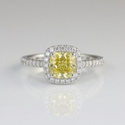Vintage Style Adjustable Open Design Olive Green Zirconia Ring
