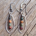Boho Simple Beaded Teardrop Earrings