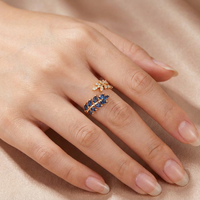 Vivara Saphielle Gold Ring