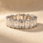 Vintage Cubic Zirconia April Birthstone Ring