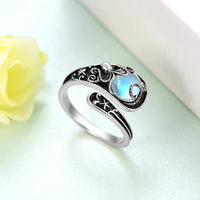 Maude moonstone ring