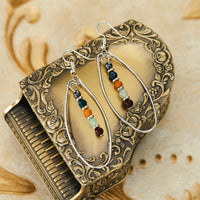 Boho Simple Beaded Teardrop Earrings