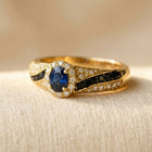 Lysara Gold Floral Cocktail Ring