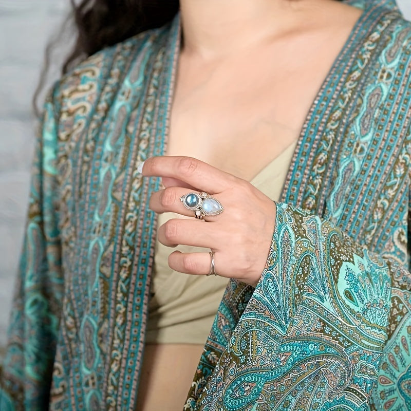 Wilhelmina moonstone ring