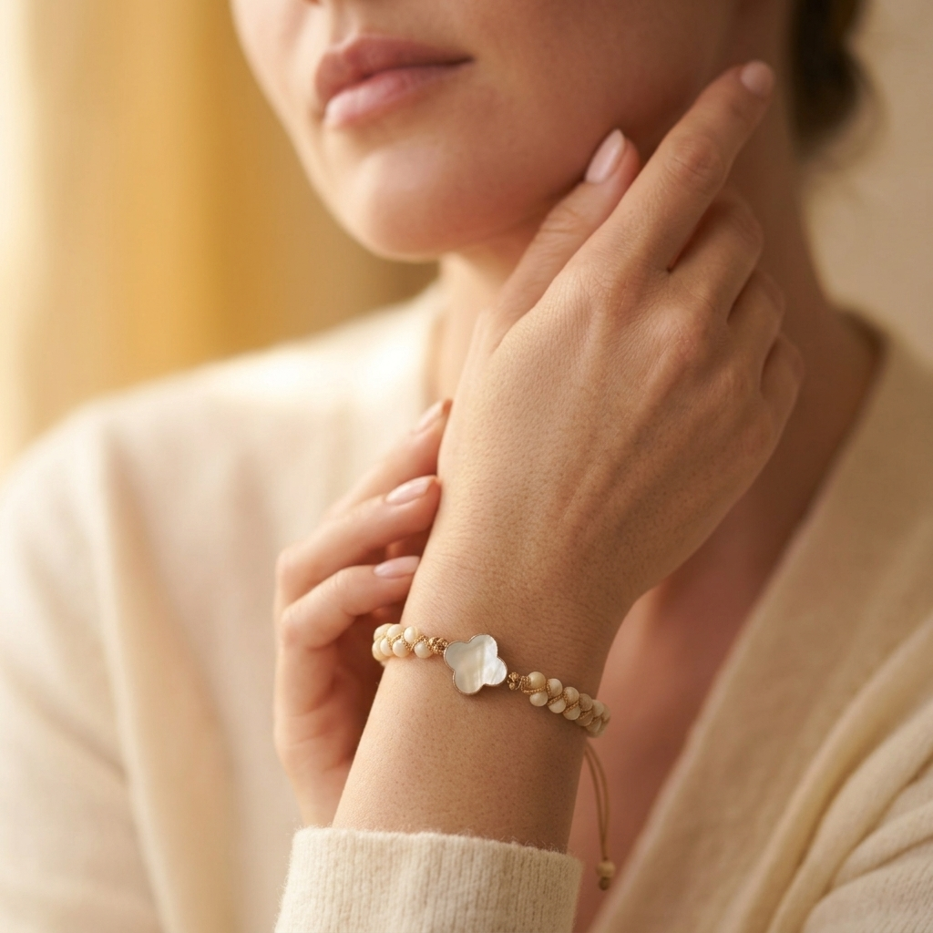 Bohemian Braided Shell Bracelet