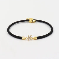 Adjustable Letter Initial Bracelets