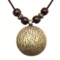 Brown Beads Bronze Stripes