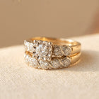Vintage Sparkling Gold Ring