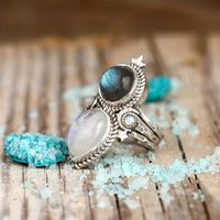 Wilhelmina moonstone ring