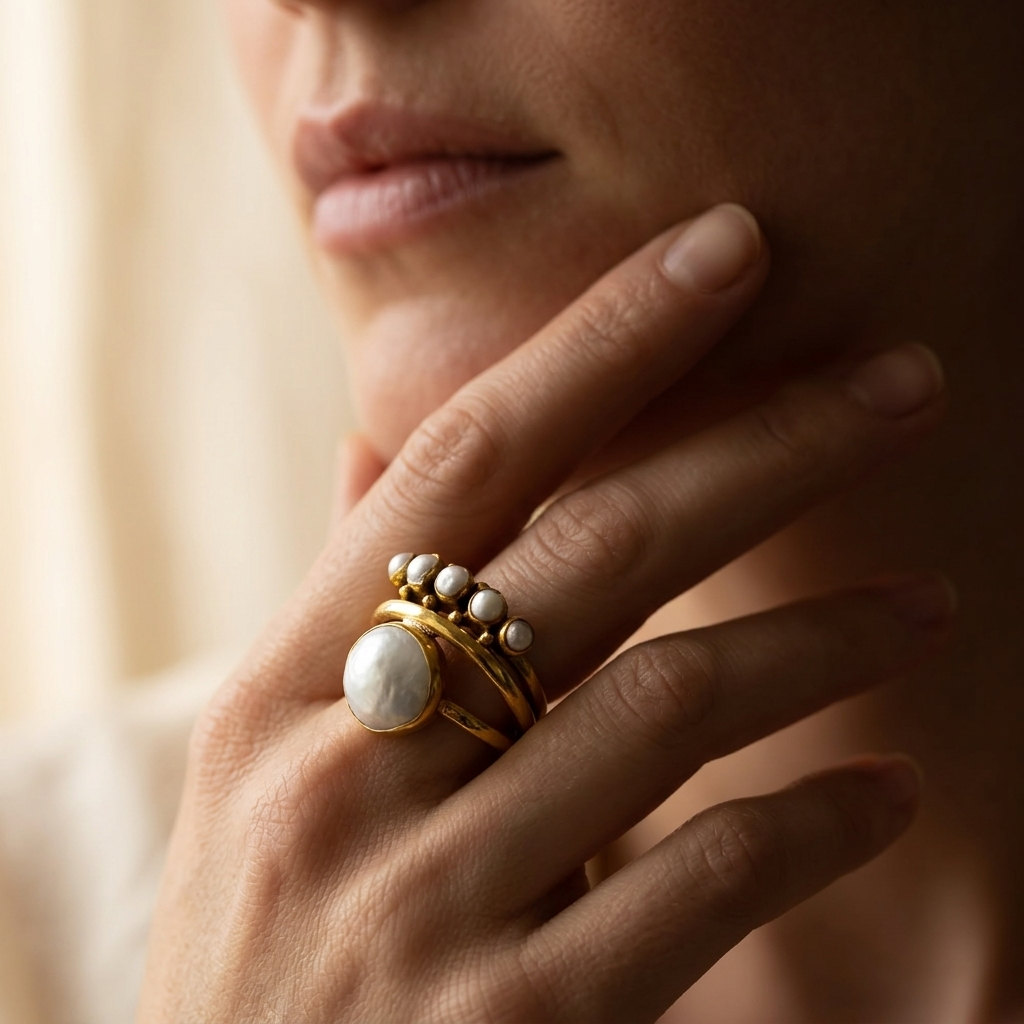 Bohemian Gold Band Ring