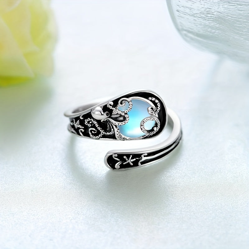 Maude moonstone ring