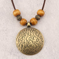 Light Beads Bronze Stripes