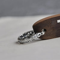 Vintage Irish Celtic Rune Hoop Earrings