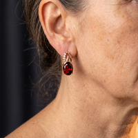 Ruby Cascade Earrings
