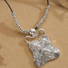 Vintage Antique Geometric Tribal Pendant Necklace