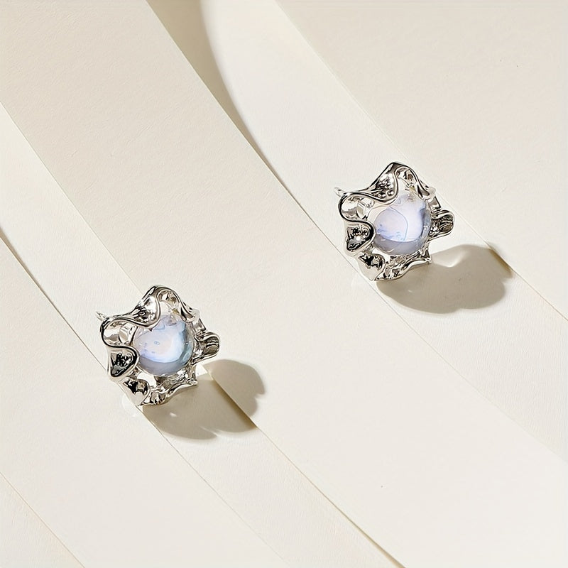Annette moonstone earrings