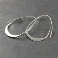 Vintage Minimalist Twisted Hoop Earrings