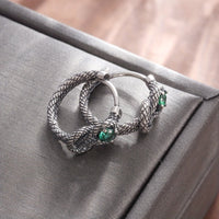 Vintage Style Green Cubic Zircon Earrings