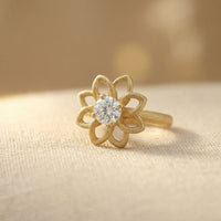 Delysian Queen Solitaire Ring