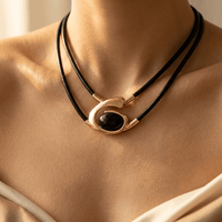 Bohemian Style Easy Geometric Necklace Bracelet Set