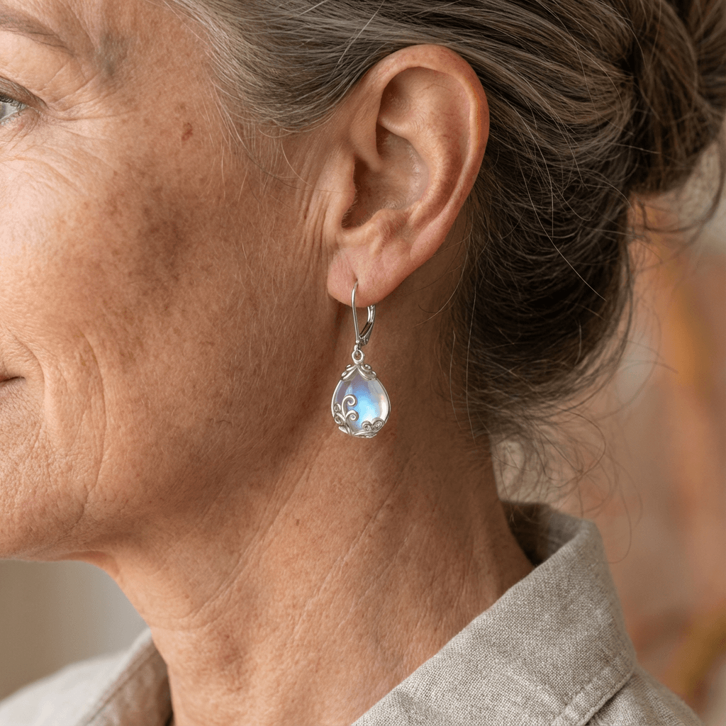 Free spirit moonstone earrings