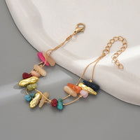 Boho Multicolor Beaded Charm Bracelet