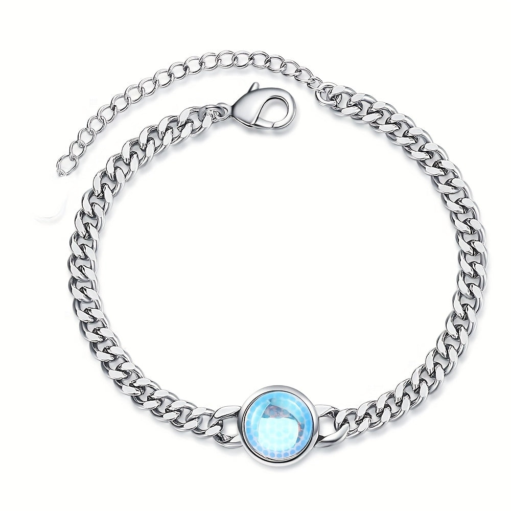 Inner voice moonstone bracelet