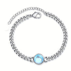 Inner voice moonstone bracelet