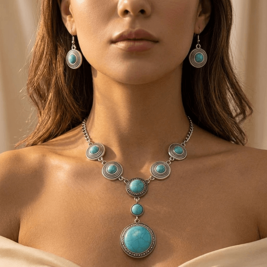 Vintage Bohemian Style Jewelry Set