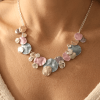 Alloy Colorful Enamel Geometric Round Jewelry Set